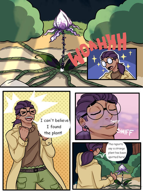 an example of comic page from my current work