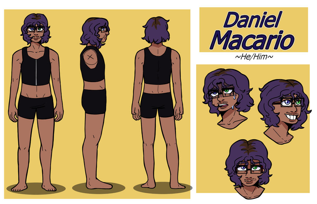 character turn around sheet